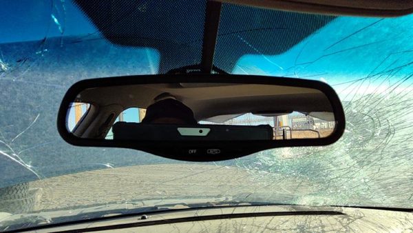 1998-2011 Lincoln Town Car Inside Rear View Mirror Oem Windshield Mounted — photo 3