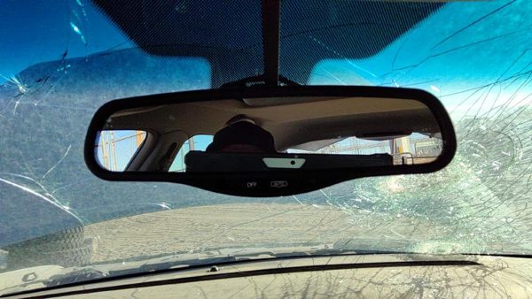 1998-2011 Lincoln Town Car Inside Rear View Mirror Oem Windshield Mounted — photo 4