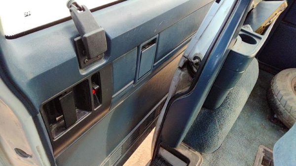 1985-1995 Gmc Safari Passenger Right Sliding Rear Door Trim Panel Back Blue — photo 2