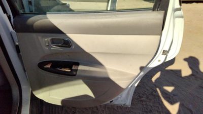 07 Lacrosse Passenger Right Rear Door Trim Panel With Switches Back Neutral 52B