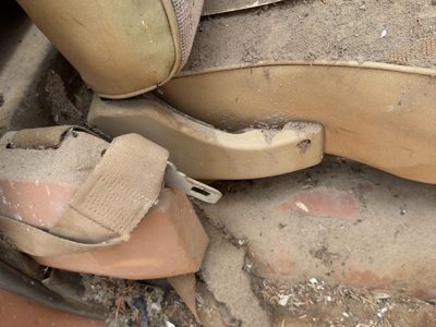 1980 Chevy Silverado C20 Passenger Right Side Seat Trim Panel Oem Tan