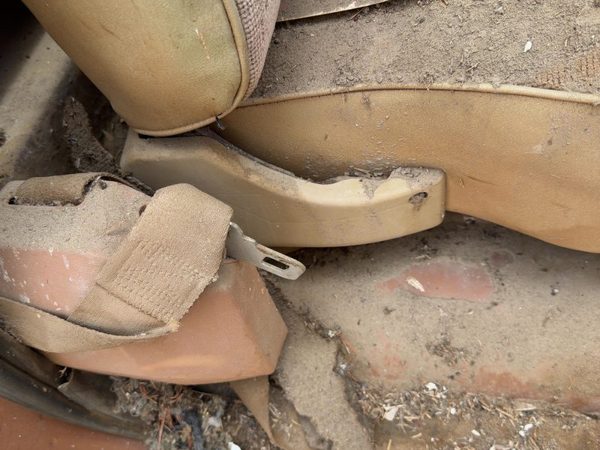 1980 Chevy Silverado C20 Passenger Right Side Seat Trim Panel Oem Tan — photo 1