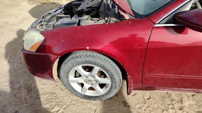 2002-2006 Nissan Altima Driver Left Front Fender Oem Red A15 631138J030