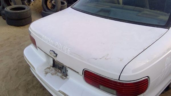 1991 1992 1993 1994 1995 1996 Chevy Caprice Trunk Deck Lid Oem White — photo 1