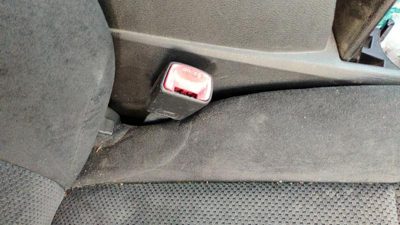 07-10 Nissan Altima Passenger Right Front Seat Belt Buckle Receiver Charcoal G