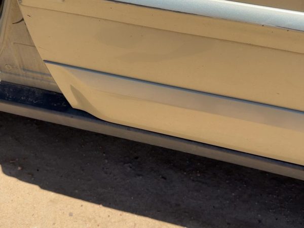 05-09 Legacy Outback Driver Left Rear Lower Moulding From Door Oem Gold 9J — photo 2