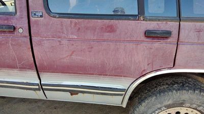 1993 Chevrolet S10 Blazer Rear Door LH Red