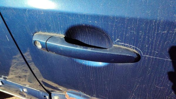 05-09 Hyundai Tucson Passenger Right Front Outside Door Handle Nautical Blue Ol — photo 1