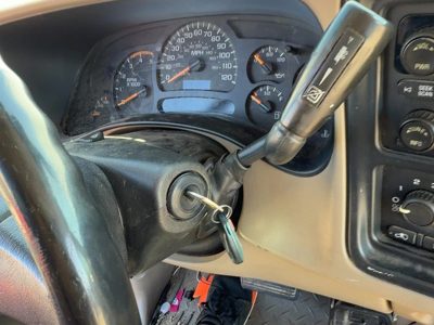 2003-2007 Chevy Silverado 2500 Steering Column Assembly Oem 6.6L Tan 52D
