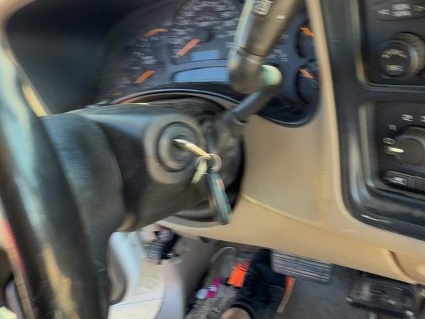 2003-2007 Chevy Silverado 2500 Steering Column Assembly Oem 6.6L Tan 52D — photo 6