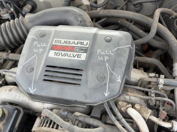 1990-1994 Subaru Legacy Engine Cover Top Plastic Shield Oem 2.2L — photo 4
