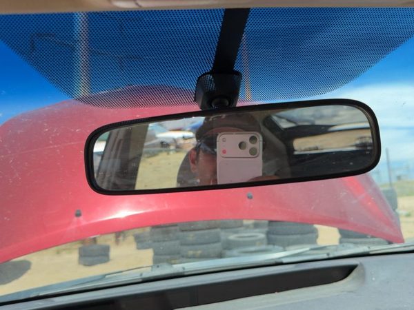 04-22 Toyota Prius Inside Rear View Mirror Oem Windshield Mounted Manual Dimming — photo 2