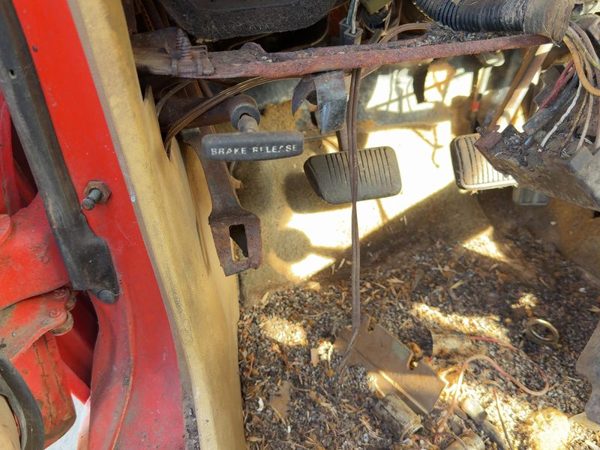 1976 Ford Maverick Parking Brake Pedal Assembly Oem Complete Emergency Unit — photo 1