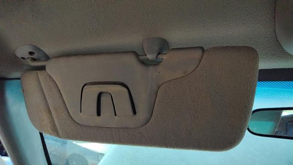 1999-2000 Chevy Silverado 1500 Driver Left Sun Visor Oem Gray 92D — photo 4