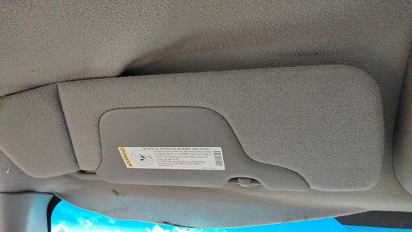 1999-2000 Chevy Silverado 1500 Driver Left Sun Visor Oem Gray 92D — photo 1