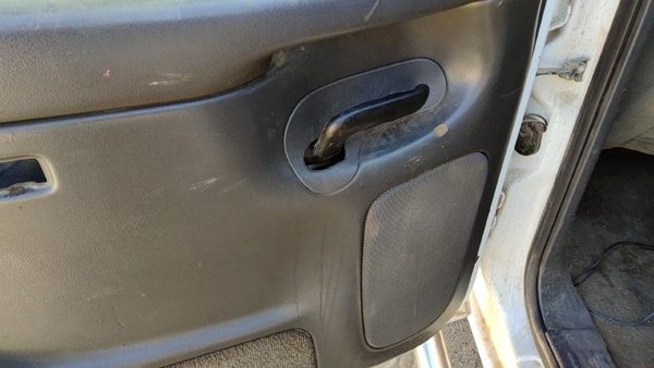 04-06 1500 Hd Driver Left Rear Inside Door Trim Panel Only Back Pewter 69D — photo 6