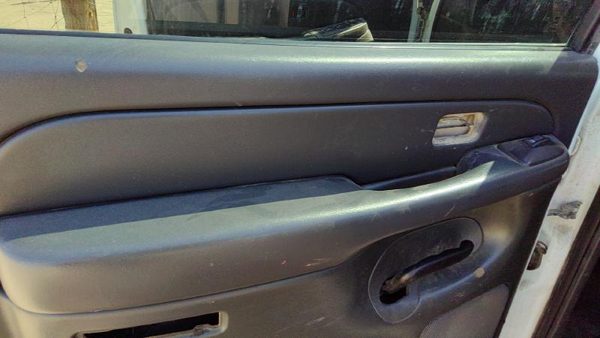 04-06 1500 Hd Driver Left Rear Inside Door Trim Panel Only Back Pewter 69D — photo 3