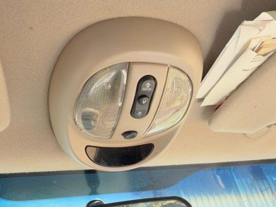 01 Pt Cruiser Center Overhead Console Oem Dome Light Map Lamp Cubby Beige