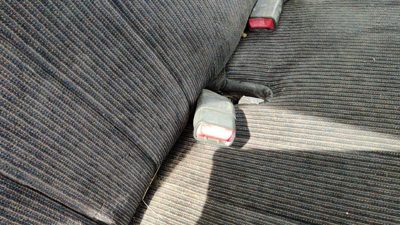1999-03 S10 Pickup Passenger Right Front Seat Belt Buckle Receiver Oem Gray 12D