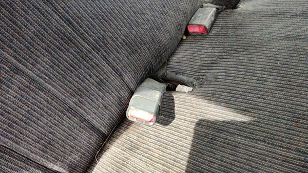 1999-03 S10 Pickup Passenger Right Front Seat Belt Buckle Receiver Oem Gray 12D — photo 4