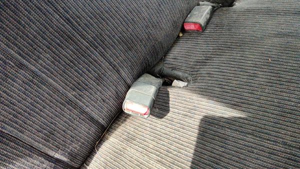 1999-03 S10 Pickup Passenger Right Front Seat Belt Buckle Receiver Oem Gray 12D — photo 5