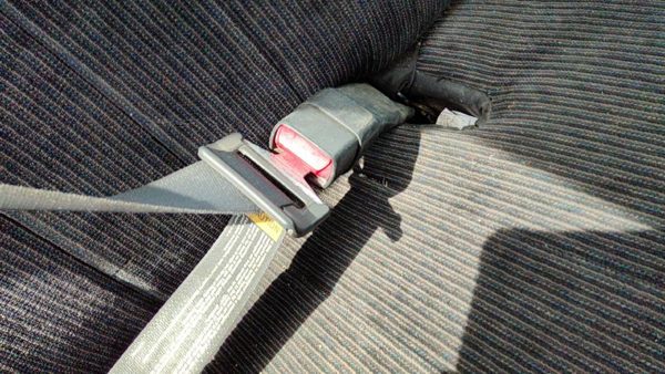 1999-03 S10 Pickup Passenger Right Front Seat Belt Buckle Receiver Oem Gray 12D — photo 6