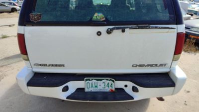 1999 Blazer S10/jimmy S15 Trunk/decklid/hatch/tailgate White 50U