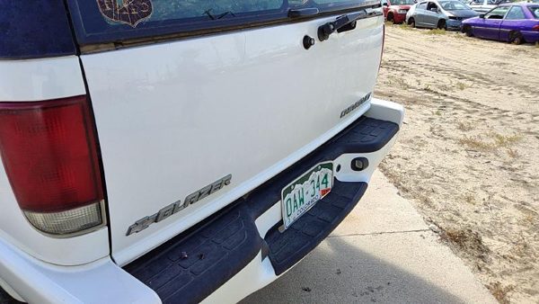1999 Blazer S10/jimmy S15 Trunk/decklid/hatch/tailgate White 50U — photo 3
