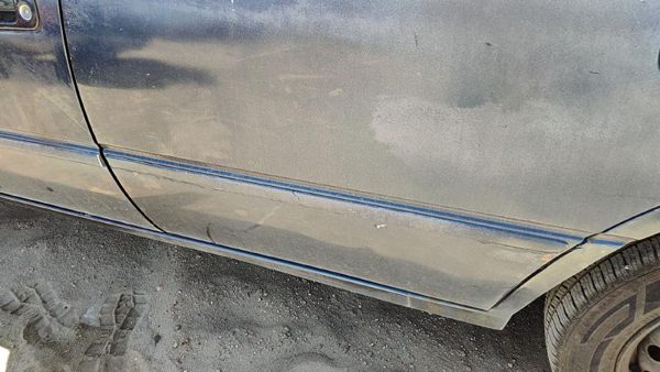 97-99 Camry Driver Left Rear Moulding From Door Oem Back Trim Strip Blue 8L3 — photo 1