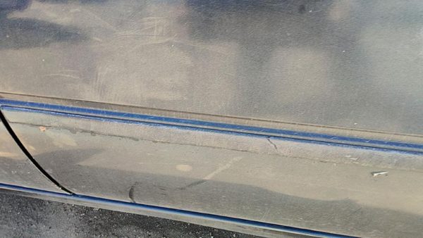 97-99 Camry Driver Left Rear Moulding From Door Oem Back Trim Strip Blue 8L3 — photo 4