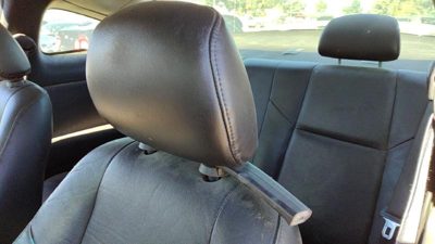 2006-09 Cobalt Coupe Ss Pair Of Headrests Left Right Set Seat 192 Ebony Leather