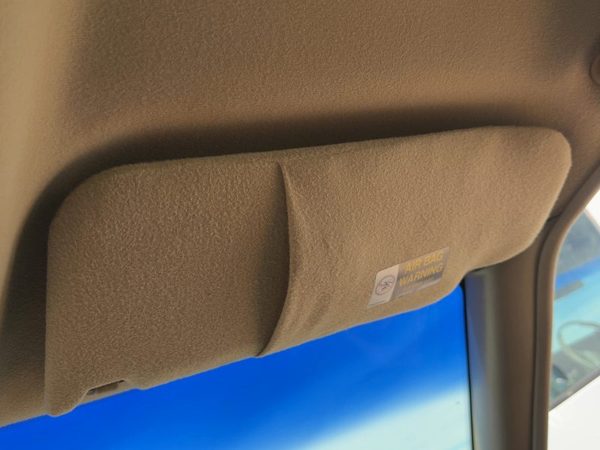 1999 Pontiac Bonneville Passenger Right Sun Visor Oem Tan — photo 2