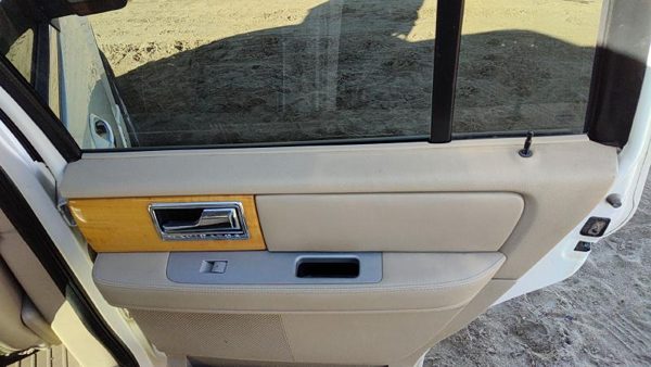 07-10 Navigator Passenger Right Rear Door Trim Panel With Switches Back Tan — photo 3