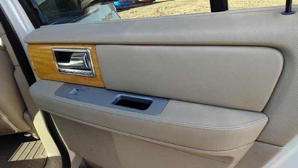 07-10 Navigator Passenger Right Rear Door Trim Panel With Switches Back Tan — photo 5