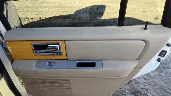 07-10 Navigator Passenger Right Rear Door Trim Panel With Switches Back Tan — photo 4