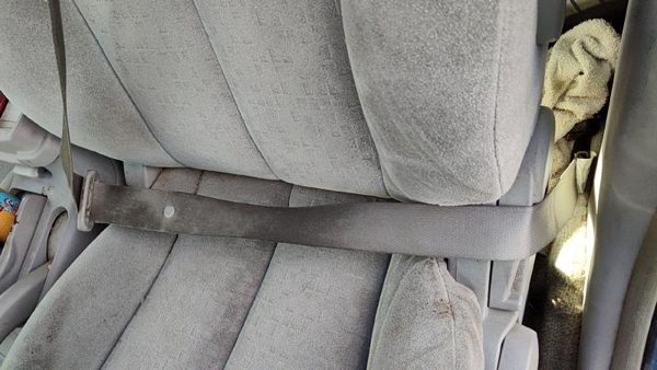 2006-2007 Hyundai Sonata Driver Left Front Seat Belt Retractor Oem Shoulder Gray — photo 2