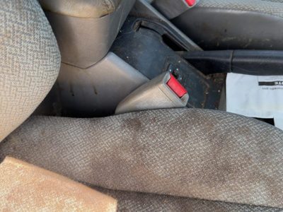 95-97 Isuzu Rodeo Passenger Right Front Seat Belt Buckle Receiver Oem Gray 160