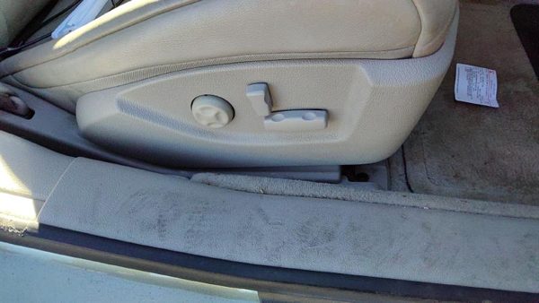 05 Cadillac Sts Passenger Right Side Power Seat Switch With Trim Panel Gray 132 — photo 3