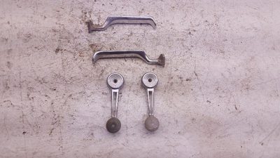 1980 Ford Pickup F150 Inside Door Handle Chrome Interior With Window Cranks LH