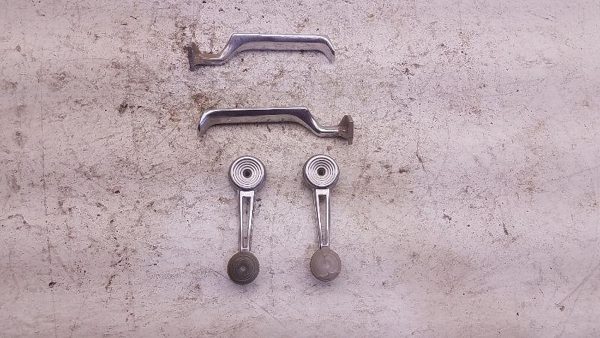 1980 Ford Pickup F150 Inside Door Handle Chrome Interior With Window Cranks LH — photo 1