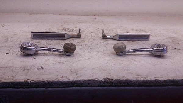 1980 Ford Pickup F150 Inside Door Handle Chrome Interior With Window Cranks LH — photo 3