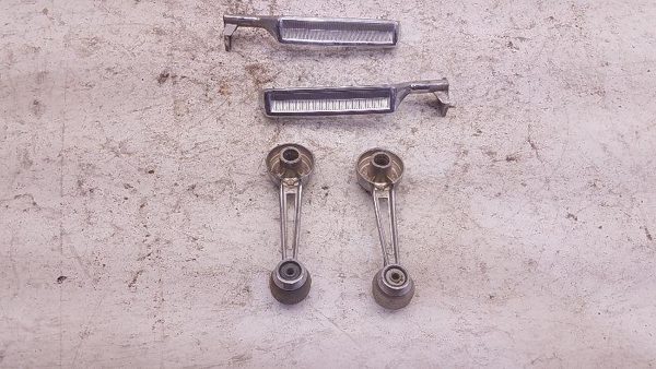 1980 Ford Pickup F150 Inside Door Handle Chrome Interior With Window Cranks LH — photo 2