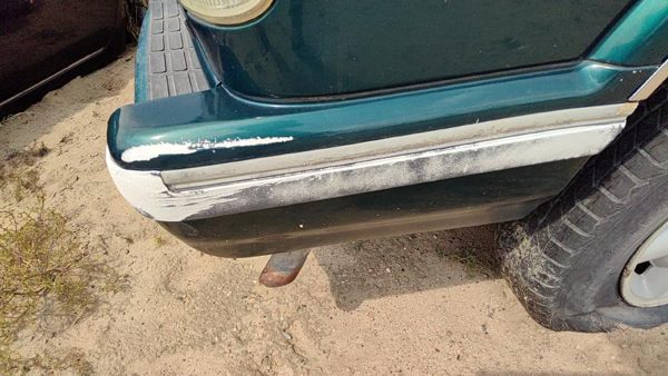 1995-1997 S10 Blazer Passenger Right Rear Moulding Bumper End Cap Oem Green — photo 6