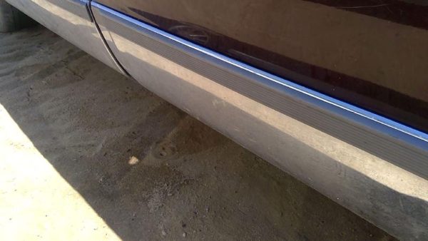93 Cadillac Fleetwood Driver Left Rear Moulding From Door Back Trim Lower Chrome — photo 3