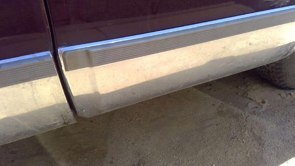 93 Cadillac Fleetwood Driver Left Rear Moulding From Door Back Trim Lower Chrome — photo 5