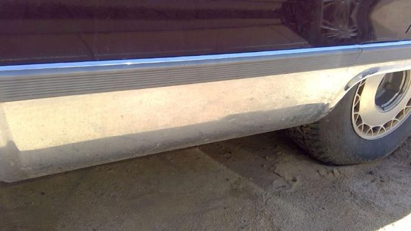 93 Cadillac Fleetwood Driver Left Rear Moulding From Door Back Trim Lower Chrome — photo 7
