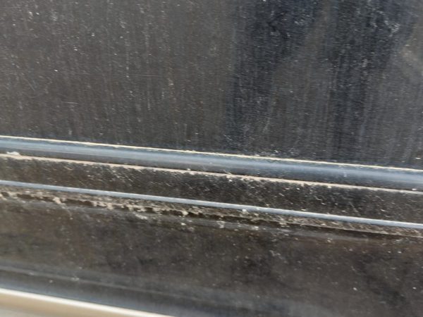 97-02 Ford Expedition Driver Left Rear Upper Moulding From Door Oem Back Black — photo 8