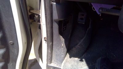 92-96 Ford Van E150 Driver Left Lower Kick Trim Panel Oem Gray