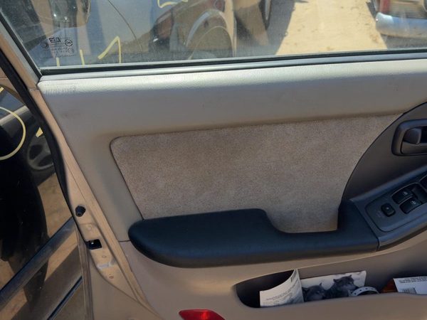 01-03 Elantra Driver Left Front Door Trim Panel With Master Switch Beige Gray Ze — photo 4