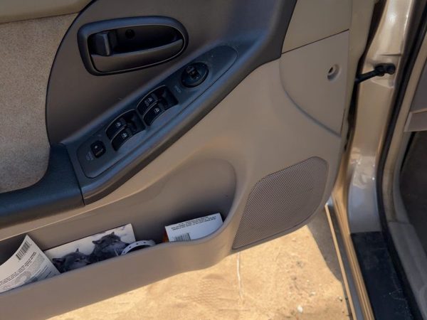 01-03 Elantra Driver Left Front Door Trim Panel With Master Switch Beige Gray Ze — photo 9